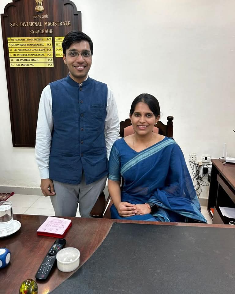 2023 batch IAS officer Kritika Goyal takes charge as SDM.